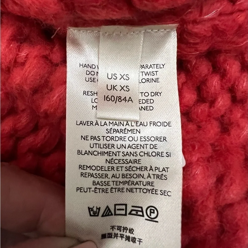 NWOT - Free People Be There Pullover Chunky Knit Sweater - Coral Clay - Size XS